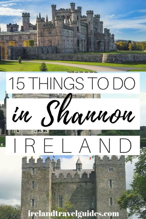 15 Things To Do in Shannon, Ireland - Ireland Travel Guides Shannon Ireland, Indian Jones, Ireland Travel Tips, Ireland Honeymoon, Ireland Itinerary, Irish Names, Ireland Dublin, Walter Mitty, Travel Ireland