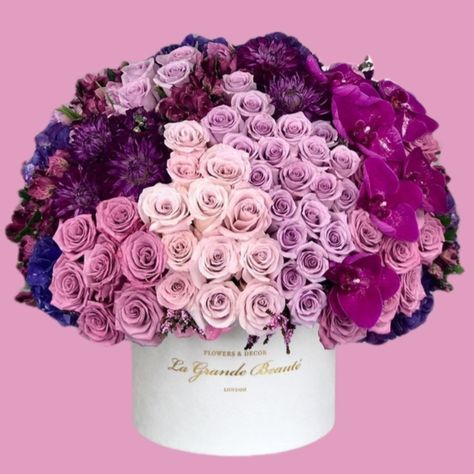 Forever Flower Bouquets, The Colour Purple, Flowers London, Red Rose Bouquet, Boquette Flowers, Fresh Flower Delivery, Forever Flowers, Fresh Flowers Arrangements, Beautiful Bouquet Of Flowers