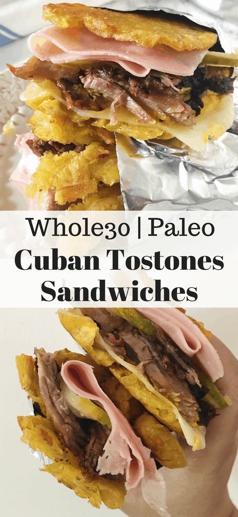 Cuban Tostones, Paleo Cheese, Cuban Party, Whole30 Diet, Eco Food, Whole30 Dinner, Cuban Sandwich, Paleo Lunch, Whole30 Recipes