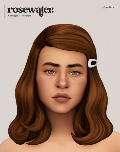 rosewater. | lamatisse on Patreon Sims 4 70s Hair, Face Moles, Ts4 Skin, Face Overlay, Moles On Face, Skin Overlay, The Sims 4 Skin, Face Details, Skin Details