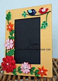 Quilled frame Quilling Photo Frames, Quilling Frames, Paper Quilling Ideas, Quilling Work, Quilling Projects, Paper Quilling Patterns, Quilled Creations, Quilling Craft, Quilling Paper Craft