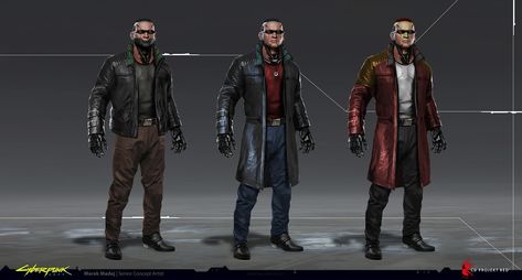 ArtStation - Cyberpunk 2077 - Dexter DeShawn's Bodyguard, Marek Madej Cyberpunk 2077 Character, Cyberpunk Concept Art, Armor Clothing, Metal Gear Rising, Cinematic Trailer, Sci-fi Armor, Cyberpunk Aesthetic, Minor Character, Batman Beyond