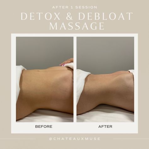 Detox and Deblot massage before and after Lymph Drainage Massage, Esthetician Inspiration, Smart Lipo, Wax Studio, Esthetician Marketing, Lymph Massage, Lymph Drainage, Gym Interior, Abs Workout Gym