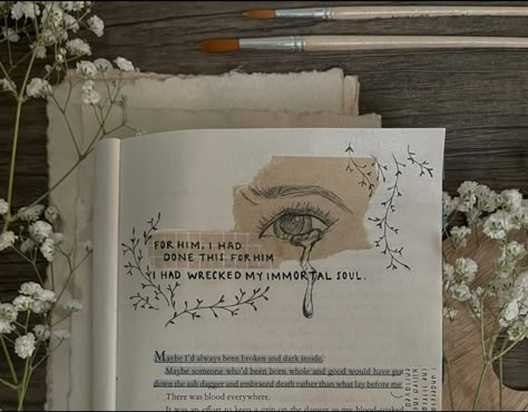 Annotated Books Drawing, Book Annotation Acotar, Annotating Books Aesthetic Drawing, Aesthetic Book Annotation Drawings, Acomaf Annotations, Book Annotation Drawing, Aesthetic Book Annotation, Book Annotation Doodles, Book Annotations Aesthetic