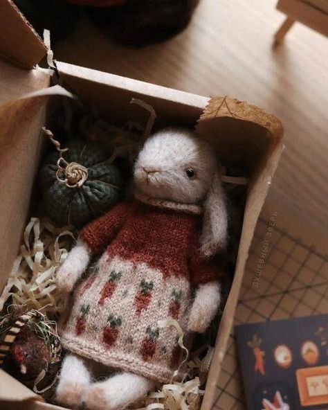 Hand Made Toys, Knit Animals, Handmade Kids Toys, Cotton Toys, Toy Rabbit, Little Cotton Rabbits, Knitted Animals, Handmade Kids, Cute Toys