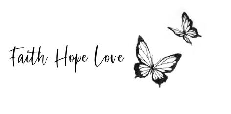 Faith Hope Love Butterfly Tattoo, Faith Over Fear Butterfly Tattoo, Faith With Butterfly Tattoo, Spam Post, Faith Tattoo, Writing Tattoos, Butterfly Tattoos, Discreet Tattoos, Dream Tattoos