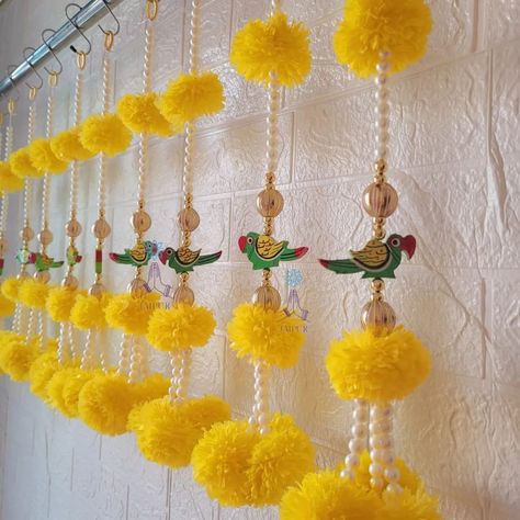 *Extremely Beautiful Parrot Hanging* Pack of 6 *Offer Price 999/- Dangler Design, Flower Toran, Toran Designs, Hanging Door Beads, August Crafts, Handmade Decorative Items, Diwali Diya Decoration, Peace Design, Diya Decoration