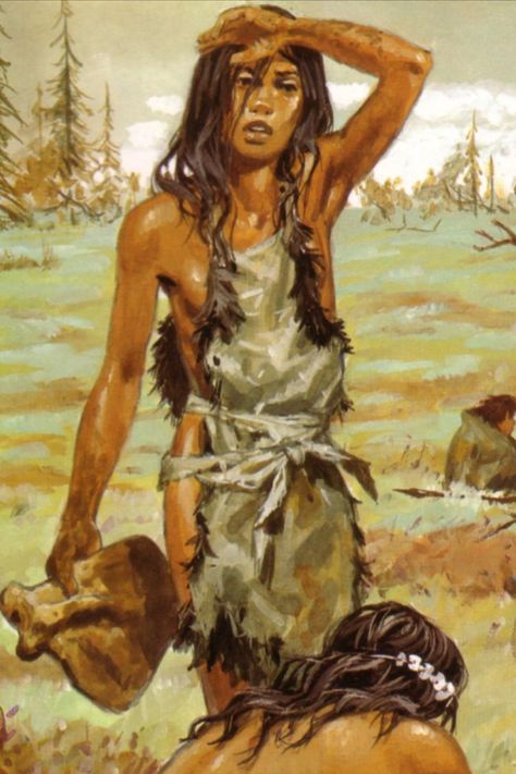 Prehistoric Man, Historical Illustration, Native American Pictures, Savage Worlds, Prehistoric Art, Paleo Art, Pulp Art, Prehistoric Creatures, Stone Age