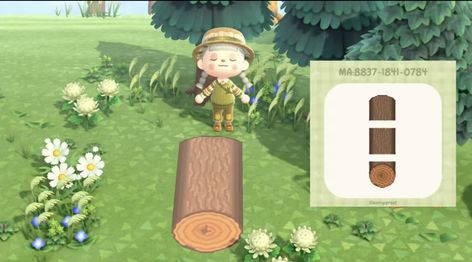 Log Code Acnh, Acnh Log Code, Acnh Log Bridge Code, Acnh Log Bridge, Log Path Acnh, Acnh Autumn Grass Path, Animal Crossing Rustic Path, Wood Path Animal Crossing, Log Bridge