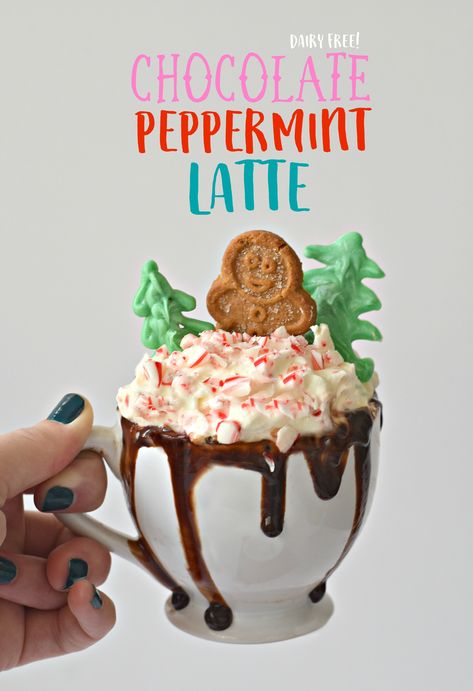 Warm up your bellies this holiday season by adding this simple everyday ingredient into your favorite dairy free hot chocolate to make a healthy, super creamy Chocolate Peppermint Tea Latte.  People have asked me what I’ve been craving the most during my pregnancy and sadly, I wish I could say some outrageously strange combo, but theContinue… Peppermint Tea Latte, Peppermint Tea Benefits, Dairy Free Whipped Cream, Dairy Free Hot Chocolate, Peppermint Latte, Hot Chocolate Spoons, Hot Chocolate Gifts, Chocolate Spoons, Peppermint Tea