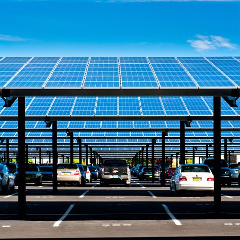 Solar parking structure installed by Affordable Solar.