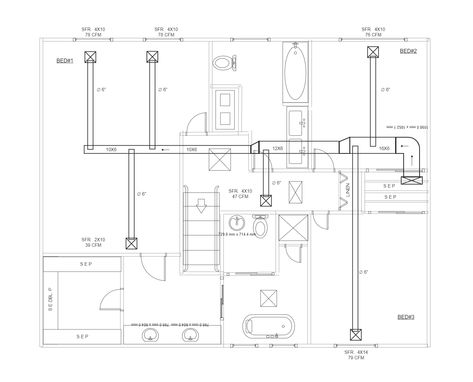 Plumbing Plan for House Plumbing Plan For House, Plumbing Plan Layout, Plumbing Layout Plan Tiny House, Plumbing Drawing Plan, Plumbing Drawing Plan House, Plumbing Diagram Layout, Plumbing Layout Plan, Bathroom Plumbing Rough In Diagrams, House Plumbing