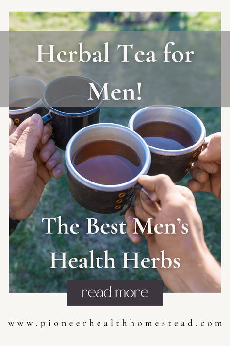 Herbal tea for men is not a very well-known or talked about subject, unfortunately. Tea has long been celebrated for its health benefits across various cultures worldwide. In this guide, I go into the role of tea in promoting men’s health. Focusing on its potential to support immune function, heart health, and overall well-being. Tea For Men, Linden Tea, Nettle Leaf Tea, Medicine Recipes, Health Herbs, Tea Blends Recipes, Prostate Health Men, Herbal Tea Benefits, Herbal Teas Recipes