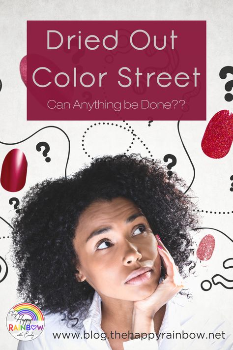 Learn how to revive dried out Color Street with these ideas Color Street Head Over Claws, Color Street Manicures, Head Over Claws Color Street, Color Street Nails Tips And Tricks, Color Street Nail Design Ideas, Color Street Manicure Ideas, Color Street Organization Ideas, Color Street Storage Ideas, Color Street Nail Ideas