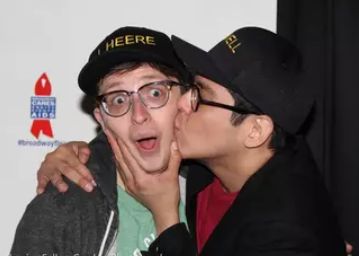 Will Roland Be More Chill, Be More Chill Musical Poster, Jared Kleinman, Cast Pictures, Boyf Riends, Josh Groban Broadway, Be More Chill Memes Funny, George Salazar, Michael Mell