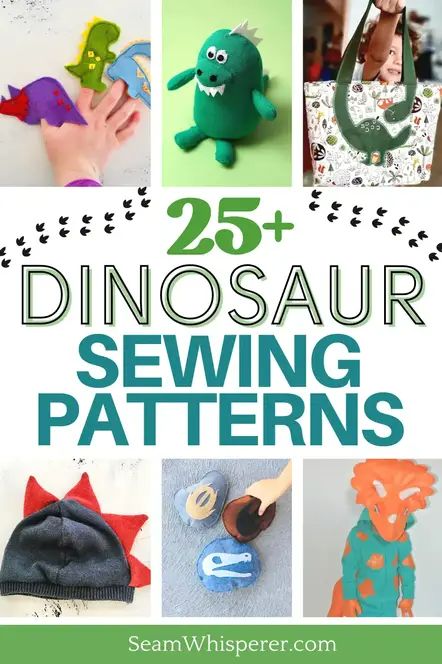 Dinosaur Patterns Printable Free, T Rex Sewing Pattern Free, Dinosaur Sewing Projects, Dinosaur Sewing Pattern Free Easy, Dino Sewing Pattern Free, Dinosaur Doll Pattern, Triceratops Sewing Pattern Free, Sew Dinosaur Pattern, Dinosaur Pillow Pattern Free