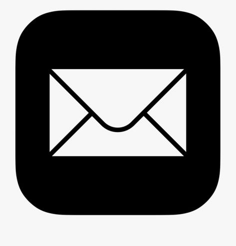 Email Logo Icon, Email Icon Png, Phone Makeover, Square Png, Email Icon, Png Black And White, Phone Organization, Phone Icon, Iphone Icon