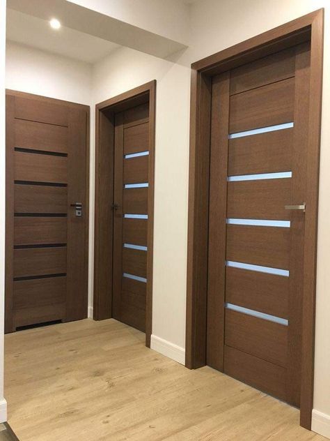 Room Wooden Door Design Modern, Modern Wooden Doors Bedrooms, Room Door Design Bedrooms, Door Styles Interior, Bathroom Door Design, बेडरूम डिजाइन, Interior Door Styles, House Main Door Design, Wooden Front Door Design