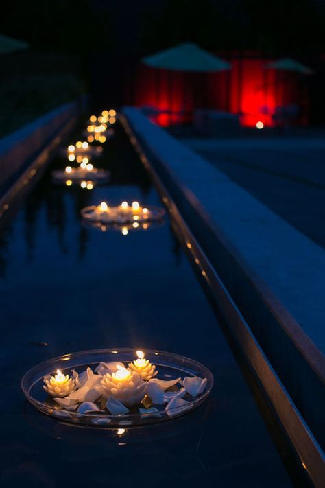 Pool Lights Wedding, Floating Lights In Pool Wedding, Pool Wedding Decorations Floating Lights, Poolside Proposal Ideas, Wedding Pool Ideas, Pool Decoration Wedding, Pool Decor For Wedding, Pool Decor Wedding, Pool Candles Wedding