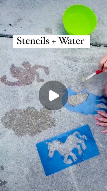 Water Day Activities For Kids, Water Arts And Crafts, Waterplay Ideas, Water Activities Preschool, Toddler Activities Daycare, Water Study, Chalk Activities, Water Play Activities, Water Games For Kids