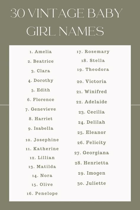 Baby girl names that are vintage Country Names List, Coquette Girl Names, K Girl Names, Mom Hobbies, Vintage Girl Names, Western Baby Names, Vintage Baby Girl Names, Sims Names