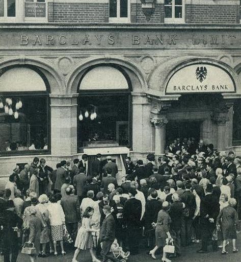 Why Was The World's First Cash Machine In Enfield? | Londonist Enfield Town, Exploring London, Historical London, John Sheppard, Lloyds Bank, Bank Branch, Cash Machine, First Bank, London History