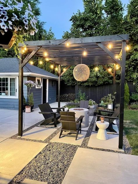 Kitchen Outside, Backyard Plan, Cozy Backyard, Backyard Gazebo, Backyard Renovations, Backyard Remodel, Patio Style, Backyard Inspiration, Patio Gazebo