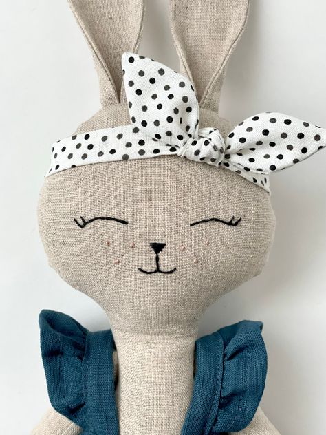 Ragdolls Handmade, Doll Nursery, Handmade Bunny, Personalized Stuffed Animals, Homemade Dolls, Cloth Dolls Handmade, Rabbit Dolls, Baby Fabric, Fabric Toys