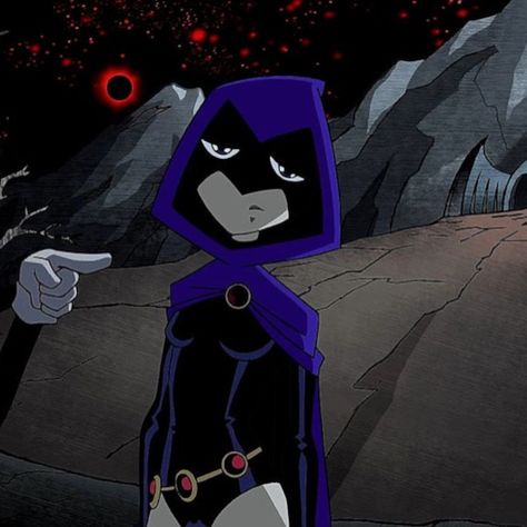 Best Boy And Raven Matching Pfp, Raven Teen Titans Go Icons Pfp, Raven Ttg Icon, Matching Pfp Teen Titans, Beast Boy Raven Matching Pfp, Corvina Titans, Raven Pfp Aesthetic, Raven Profile Picture, Raven Icons Titans