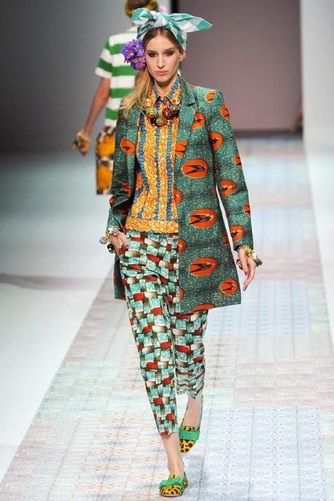 Pattern Clashing, 2014 Runway, Colorful Clothing, Afrikaanse Mode, Fashion Week Spring 2014, Stella Jean, African Textiles, African Inspired Fashion, Kitenge