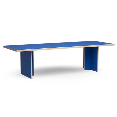 Dining table, blue, rectangular 280cm Design House Stockholm, Hk Living, Bathroom Outdoor, Chair Side Table, Piet Mondrian, Dutch Design, House Doctor, Sideboard Cabinet, Chairs Armchairs