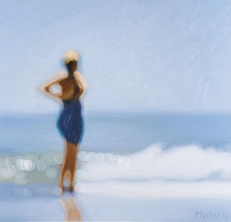 i love taking photos in soft focus. so i love this painting and all the others. Out Of Focus Painting, Philip Barlow, Travelling Europe, Oil Art, Focus Photography, Out Of Focus, Woman Art, Hyperrealism, Soft Focus