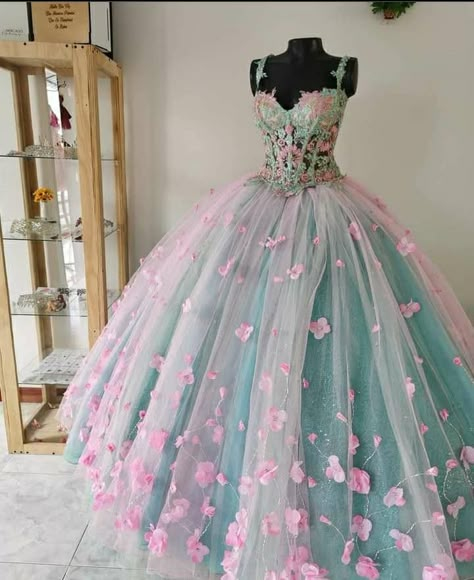 Ball Gown Sleeves, Sweet 16 Dresses Long, Quincenera Dress, Fairytale Prom Dress, Wedding Dresses Fairytale, Gown Sleeves, Fairytale Wedding Gown, Fairy Gown, Sweet Sixteen Dresses