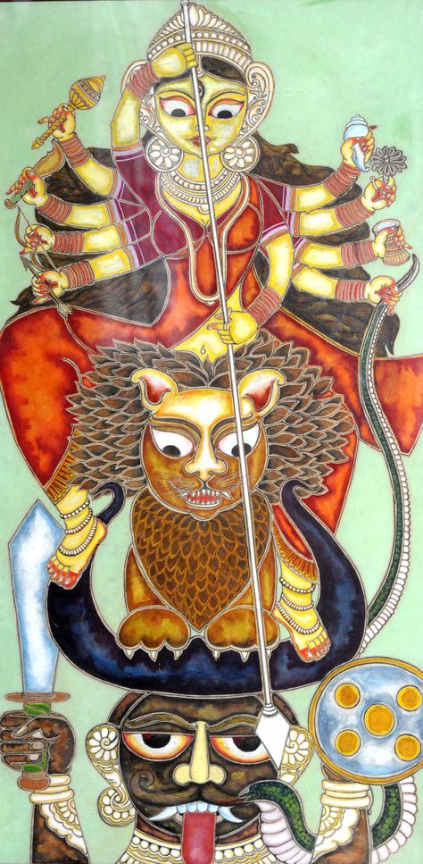 Watercolor abstract paintings  lord  durga .............. God Animation, Durga Idol, Durga Ashtami, The Ultimate Warrior, Lord Durga, Ma Durga, Painting Indian, Durga Kali, Home Images