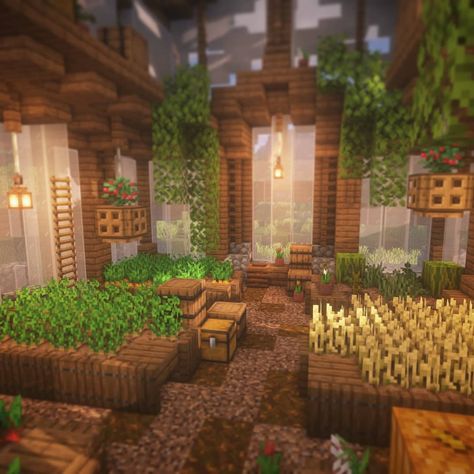 Minecraft Hus, Minecraft Greenhouse, 3000 Followers, Minecraft Garden, Minecraft Decoration, Rumah Minecraft Sederhana, Minecraft Interior, Minecraft Interior Design, Bangunan Minecraft