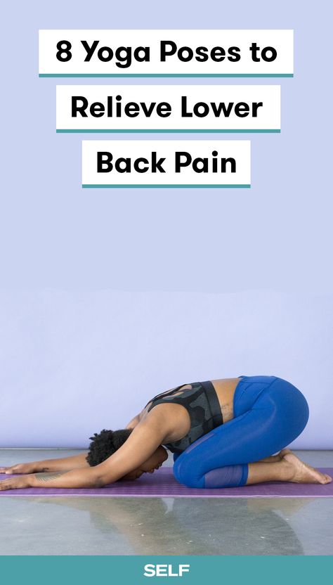 Relieve Lower Back Pain, Yoga Poses For Back, Yoga For Back Pain, Easy Yoga Poses, Yoga Posen, Gentle Yoga, Hip Muscles, Neck And Back Pain, Types Of Yoga