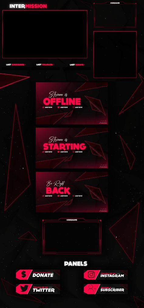 Free Clean Twitch Overlay on Behance Twitch Streaming Setup, Graphic Shapes Design, Streaming Setup, Drawing Course, Free Overlays, Twitch Overlay, Thumbnail Design, Presentation Slides Templates, Graphic Design Services