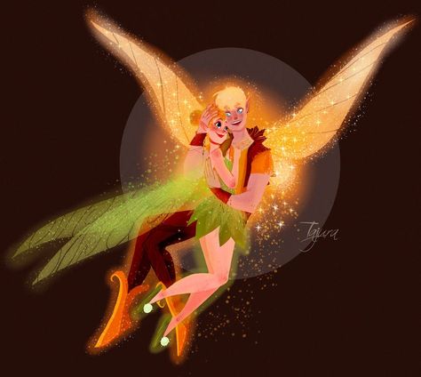 Tinker Bell And Terence, Tinker Bell Art, Tinkerbell And Terence, Romantic Lines, Tinkerbell Movies, Disney Fairies Pixie Hollow, Tinkerbell And Friends, Disney Pixar Characters, Bell Art