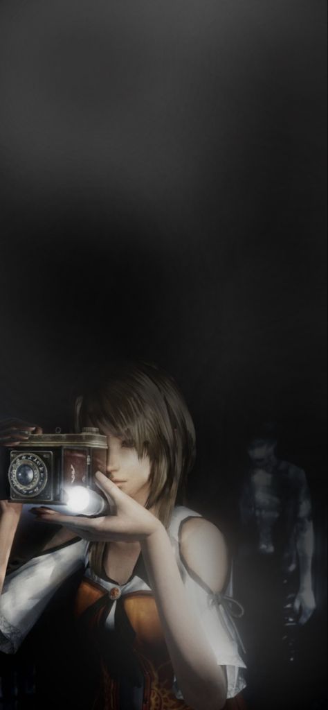 Fatal Frame Lockscreen, Fatal Frame Wallpaper Iphone, Fatal Frame Poster, Fatal Frame Background, Japanese Horror Wallpaper, Aesthetic Theme For Phone, Horror Game Wallpaper, Japanese Phone Wallpaper, Homescreen Wallpaper Black