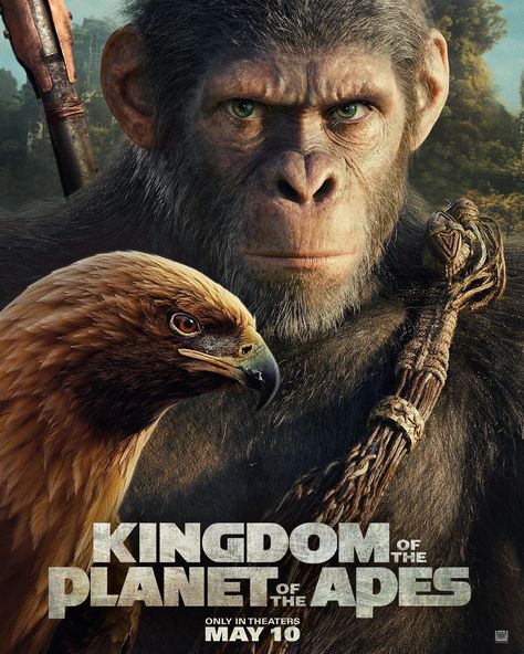 @jordan31_lopez and my @yany27_ are going to see KINGDOM OF THE PLANET OF THE APES Plant Of The Apes, 20th Century Studios, Character Types, Batman Begins, Movie Prints, Movies And Series, Planet Of The Apes, Planet Fitness Workout, Movie Room