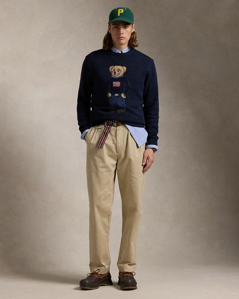 Ralph Lauren Ralph Lauren Mens Aesthetic, Vintage Preppy Aesthetic Men, Ralph Lauren Polo Aesthetic, Men Ralph Lauren Outfit, Vintage Ralph Lauren Aesthetic, Vintage Preppy Aesthetic, Ralph Lauren Flag Sweater, Ralph Lauren Men Outfits, Vintage Ralph Lauren Sweater