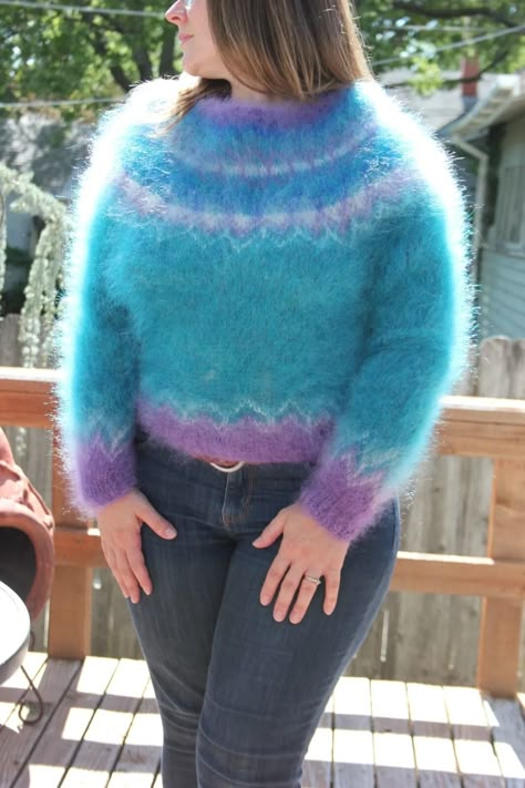 Naamloos Sweater Jeans, Angora Sweater, Fluffy Sweater, Mohair Sweater, Sweaters And Jeans, Softest Sweater, Cozy Sweaters, Dive In, Wool Sweaters