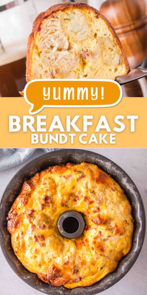 Bundt Breakfast Casserole, Bacon Tater Tots, Tiger Butter Fudge Recipe, Breakfast Entrees, Breakfast Bundt, Breakfast Bundt Cake, Bundt Pan Recipes, Bundt Cake Recipe, Bundt Cake Pan