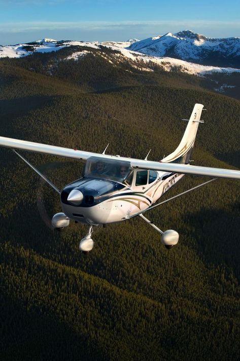 Cessna 182 Skylane, Cesna Planes, Cessna 172 Skyhawk, Stol Aircraft, Cessna 182, Air Birds, Pilot Career, Cessna Aircraft, Plane Photography