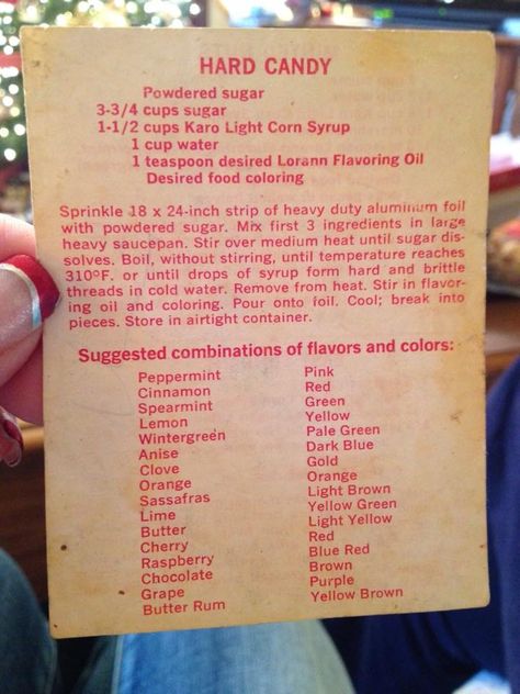 Hard Tack Recipe, Hard Tack Candy, Hard Tack, Home Made Candy, Holiday Candy Recipes, Hard Candy Recipes, Candy Recipes Homemade, Christmas Candy Recipes, Homemade Candies