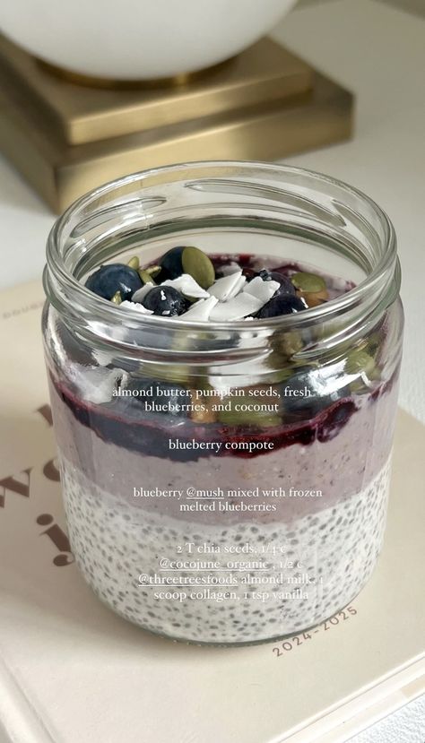 Chia Seeds Breakfast Recipes, Chia Pudding Recipes Healthy Breakfast, Chia Pudding Aesthetic, Chia Seed Pudding Breakfast, Matcha Chia Seed Pudding, Almond Daughter, Matcha Chia Pudding, Sommer Mad, Healthy Food Dishes