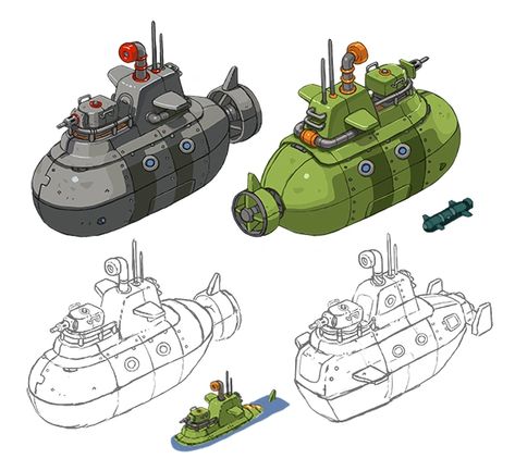 Submarine | Battle Nations Wiki | Fandom Game 2d, Props Concept, Isometric Art, Game Props, Low Poly Art, Isometric Illustration, Game Concept, 3d Modelling, Prop Design