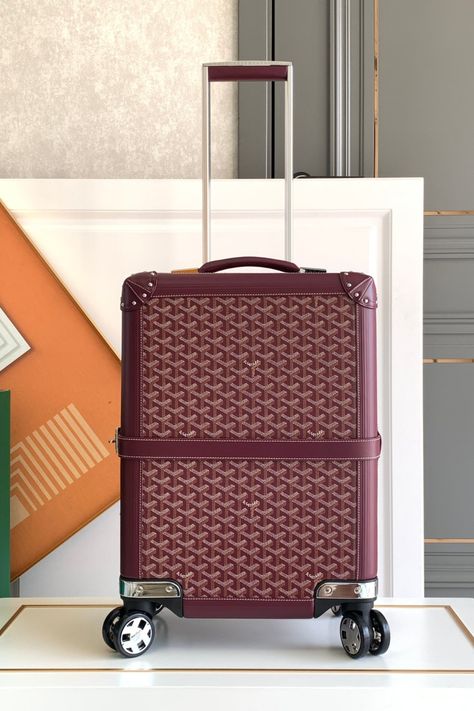 #okify #bagsall #luggage #travel #holiday Chanel Suitcase, Goyard Luggage, Bag Goyard, Issey Miyake Women, Goyard Bag, Trolley Bags, Balenciaga Belt, Bottega Veneta Belt, Versace Wallet