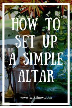 How to set up a simple wiccan or pagan altar to fit your needs. Setting Up An Alter, Wiccan Altar Setup Beginner, Wiccan Altar Setup, Spiritual Altar Ideas, Altar Ideas Sacred Space, Pagan Alter, Wiccan Alter, Sacred Space Altar, Spiritual Altar