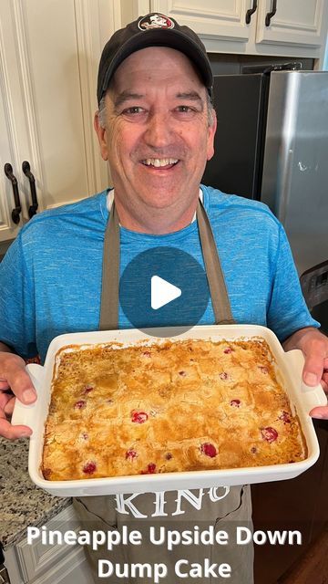 Miss Annie’s Home + Kitchen on Instagram: "Darryl, the Dump King, makes a PINEAPPLE UPSIDE DOWN DUMP CAKE. #dumpcake #desserts #easyrecipes" Dump Cake Videos, Pineapple Upside Down Dump Cake Recipe, Pineapple Upside Down Dump Cake, Dump Cake With Yellow Cake, Cake Mix Pineapple Dump Cake, Aquickspoonful Dump Cakes, Ultimate Chocolate Dump Cake 12 Tomatoes, Pinapple Cake Dump, Pineapple Dump Cake Recipe